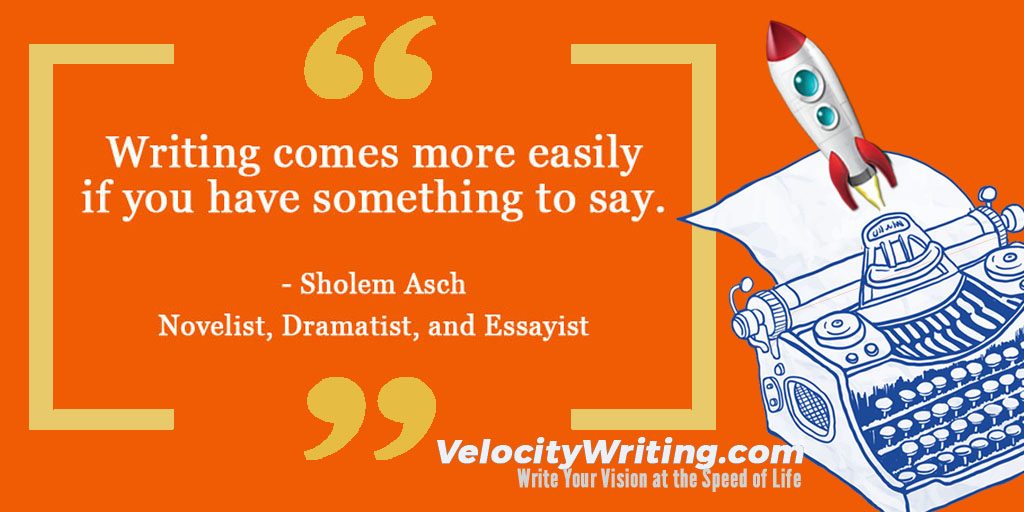wisdom from writers for writers